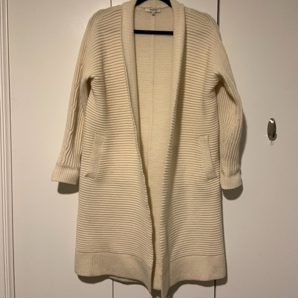 Madewell Long Sweater Coat